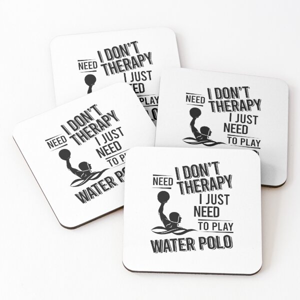 Artikelvorschau, Ich brauche keine Therapie, ich muss nur Wasserball spielen entworfen und verkauft von Vanthuandesign.