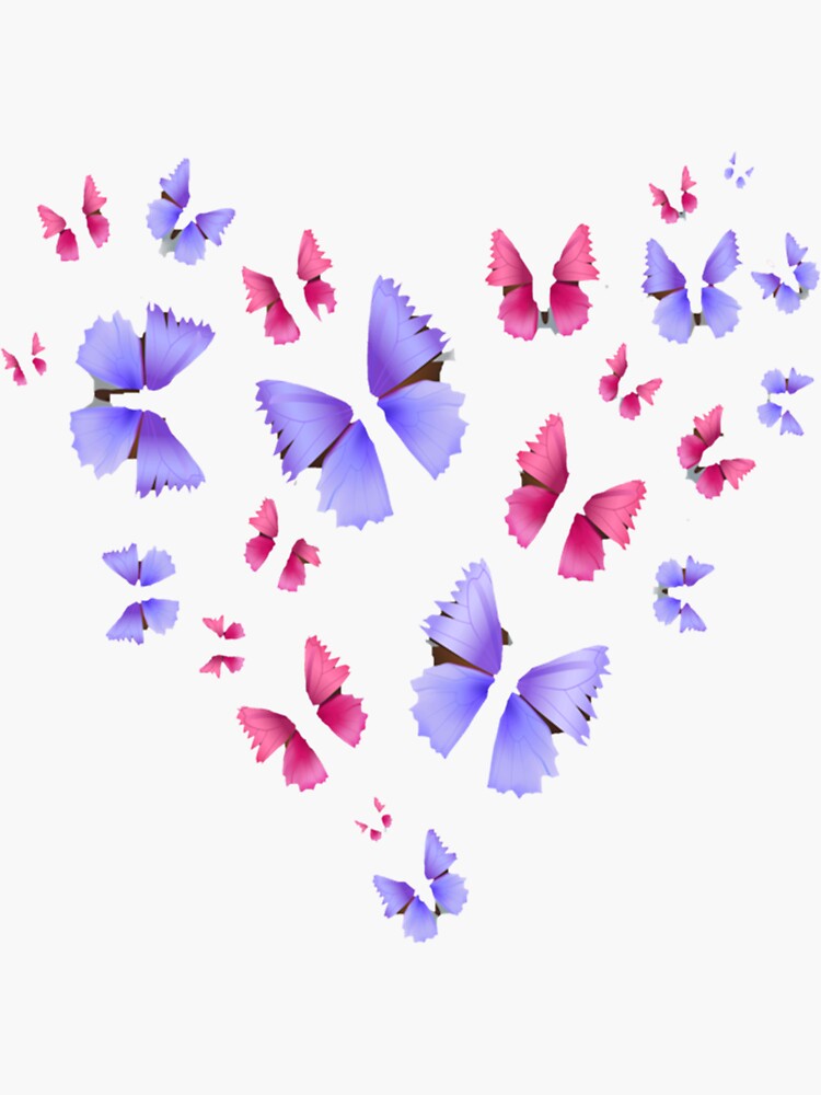 "purple butterfly emoji cute kawaii epilepsy awareness (10)" Sticker by