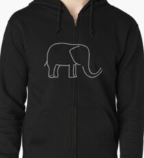 Für die Liebe der Elefanten Kapuzenjacke