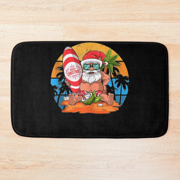 Item preview, Summer Beach Sufing Santa Claus Chistmas designed and sold by ChristinaMauri.