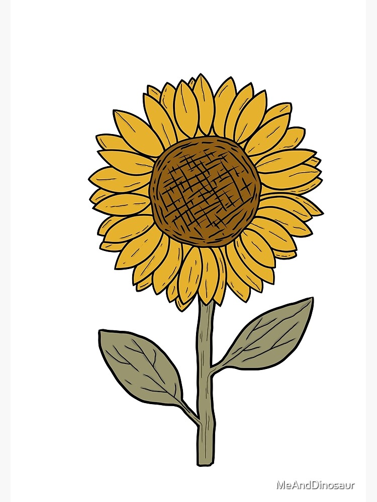 "Sunflower Aesthetic Flower Inspire and Brighten Your Day" Poster for