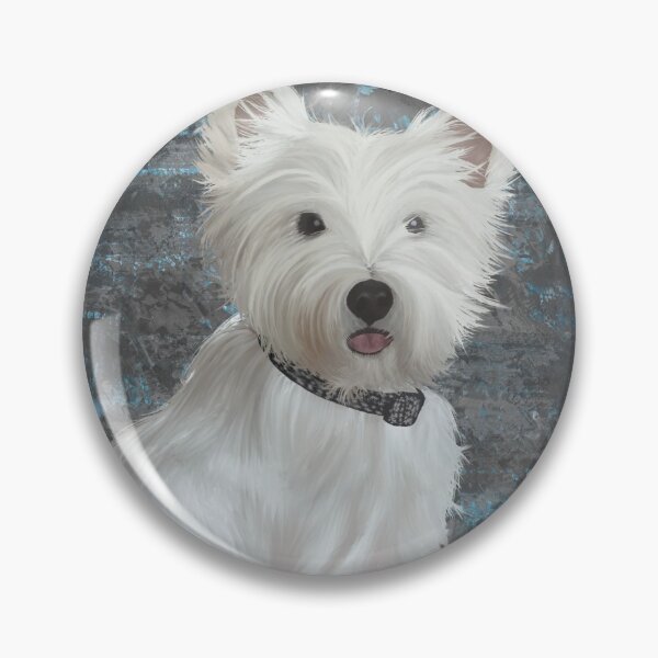 Artikelvorschau, West Highland Terrier (My Westie is my bestie) - Digital Painting entworfen und verkauft von DoggoTankDesign.