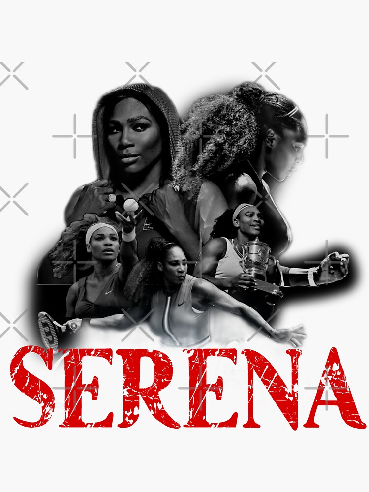 "serena williams" Sticker for Sale by hamdellah Redbubble