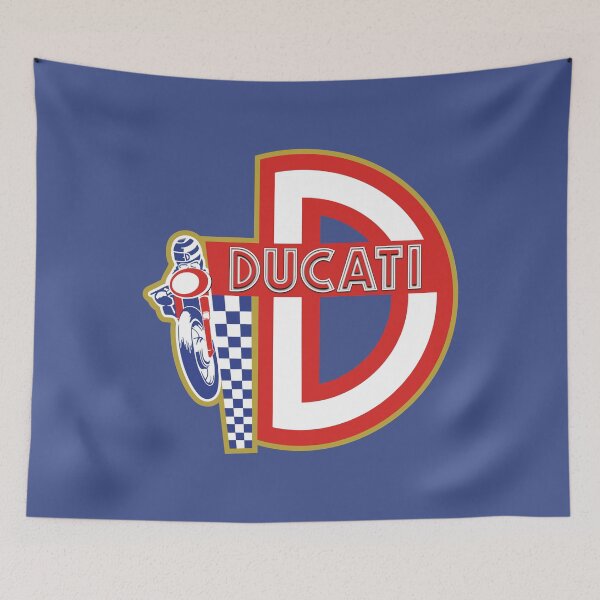Item preview, Ducati Moto Retro Vintage Servizio Logo designed and sold by fmDisegno.