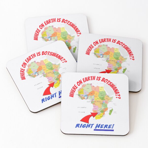 Item preview, Where on Earth is Botswana? designed and sold by Dumelang.