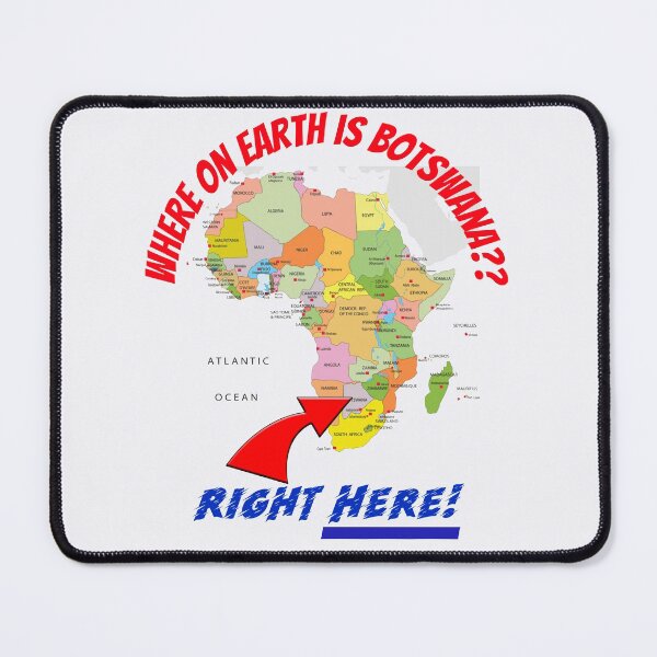 Item preview, Where on Earth is Botswana? designed and sold by Dumelang.