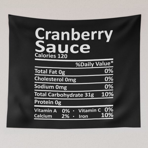 Item preview, Cranberry Sauce Nutrition Thanksgiving Costume Christmas designed and sold by Gayle0Theberge.