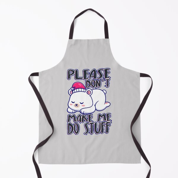 Item preview, Please don't make me do stuff Lazy Teenager Gift Sleeping Bear designed and sold by SweetbeStore.