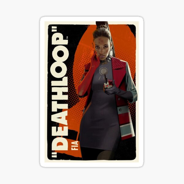 "Deathloop Fia " Sticker for Sale by MetalThrills | Redbubble