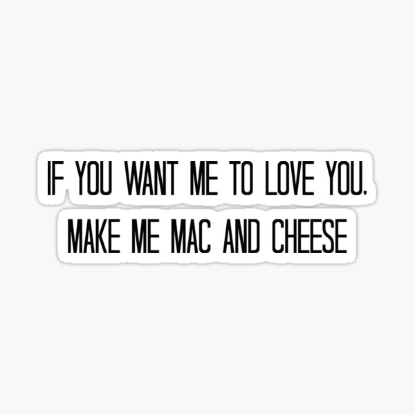 Mac & Cheese Sticker