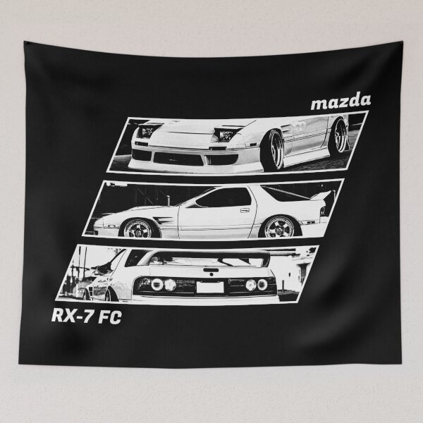 Item preview, MAZDA RX-7 FC Black 'N White Archive 2 (Black Version) designed and sold by Cero81.