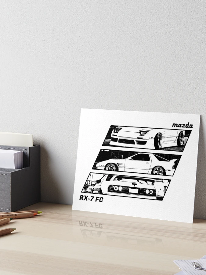 face to ace FC限定写真集 photo - phonography ozizo art show - CRAZY CAR ART ”RX-7 FC” Drawn by order of