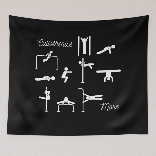 Item preview, Calisthenics more - black and white  designed and sold by Atleta-Cali.
