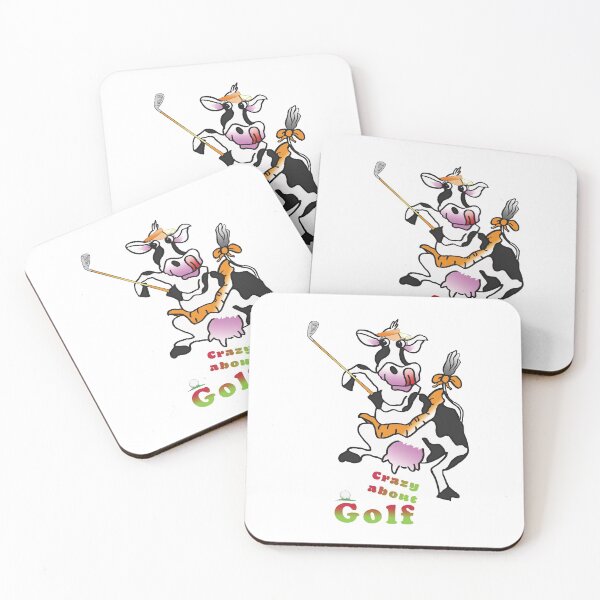 Item preview, Crazy Cow, crazy about Golf designed and sold by albadawnart.