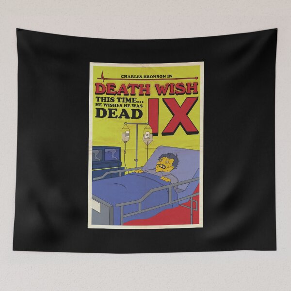 Item preview, Funny Gifts Boy Girl Death Wish 9 Retro Vintage designed and sold by MarcellusDikens.