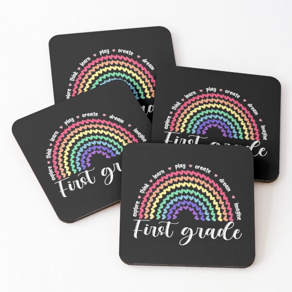 Item preview, first grade heart rainbow cute designed and sold by tuyetnhung98.