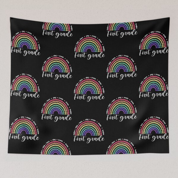 Item preview, first grade heart rainbow cute designed and sold by tuyetnhung98.