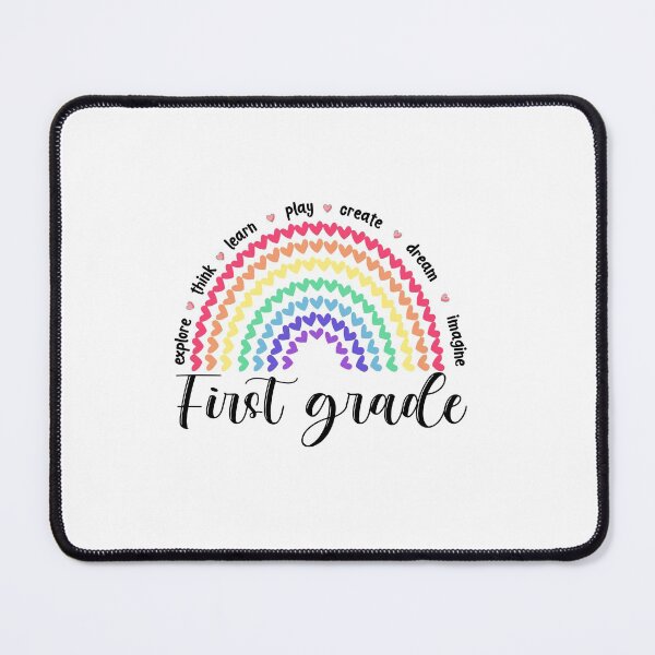 Item preview, first grade heart rainbow cute designed and sold by tuyetnhung98.