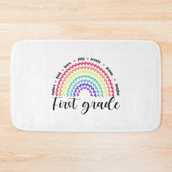 Item preview, first grade heart rainbow cute designed and sold by tuyetnhung98.