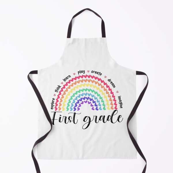 Item preview, first grade heart rainbow cute designed and sold by tuyetnhung98.