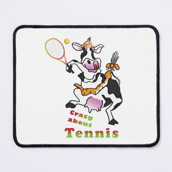Item preview, Copy of Crazy Cow, crazy about Tennis designed and sold by albadawnart.
