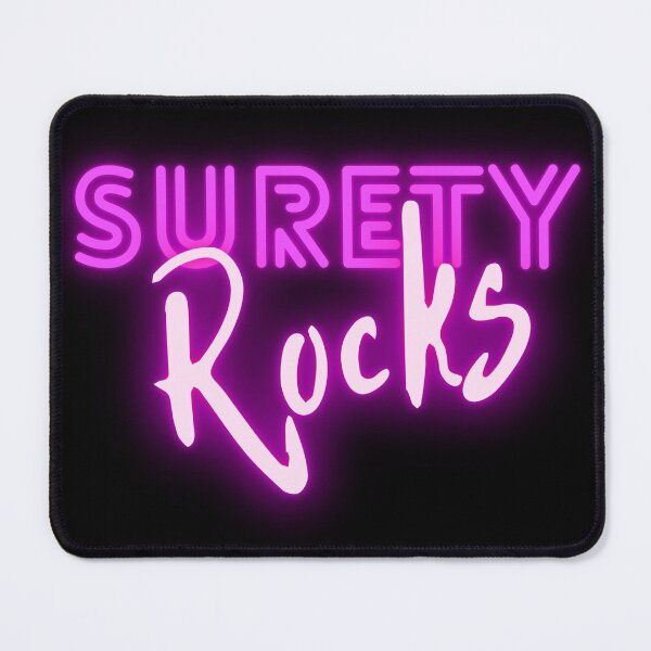 Item preview, Surety Rocks Pink Neon designed and sold by trendingatees.