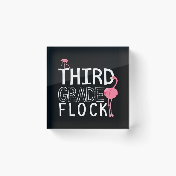 Item preview, flamingo third grade flock White designed and sold by tuyetnhung98.