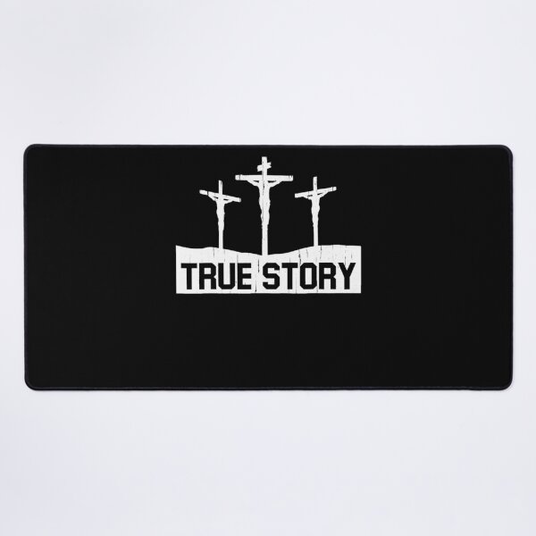 Item preview, True Story Christmas Jesus On Cross Religious Christian designed and sold by theresamorelli.