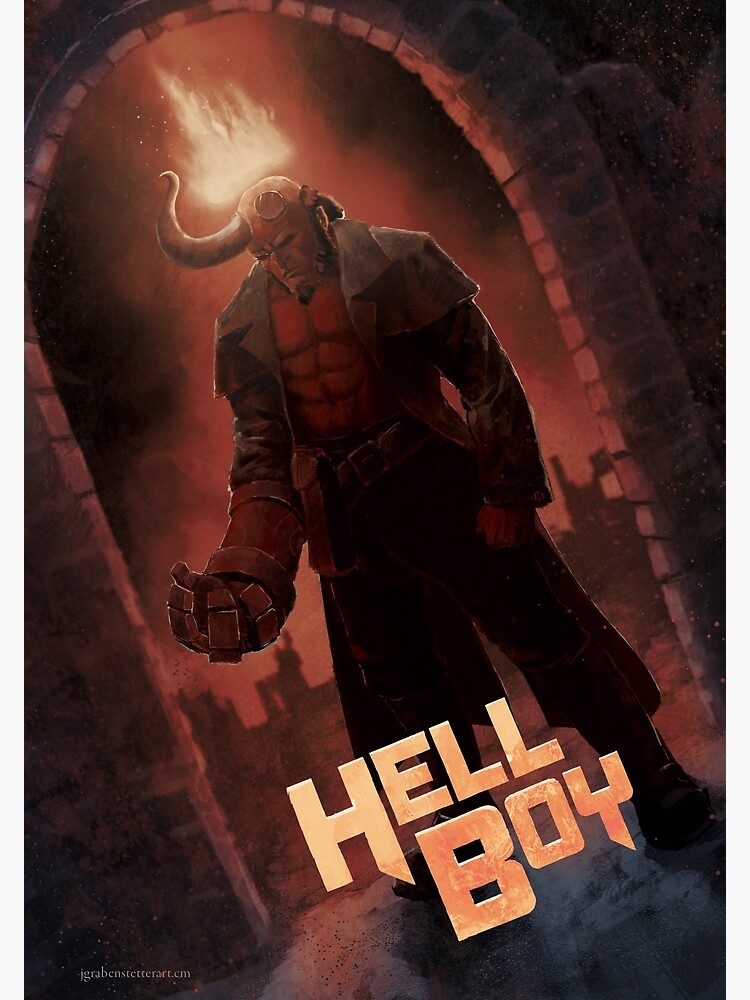 Disover Hell Boy Fan Poster Canvas