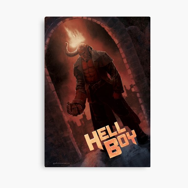 Item preview, Hell Boy Fan Poster designed and sold by joesislack.