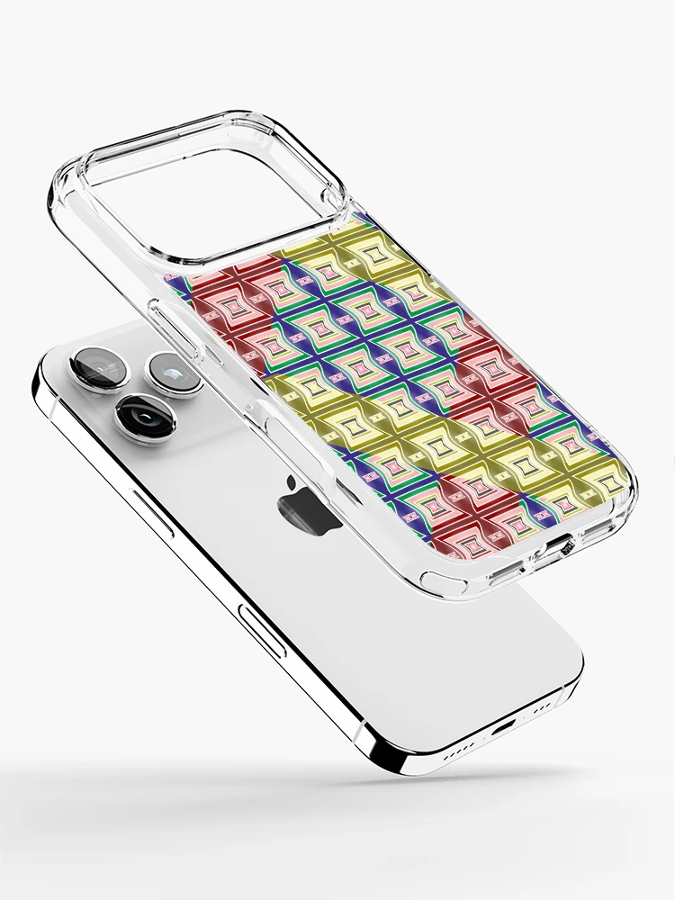 Thumbnail 2 of 5, iPhone Case, Geometric Patterns With Multi Colors designed and sold by ClassyPatterns.