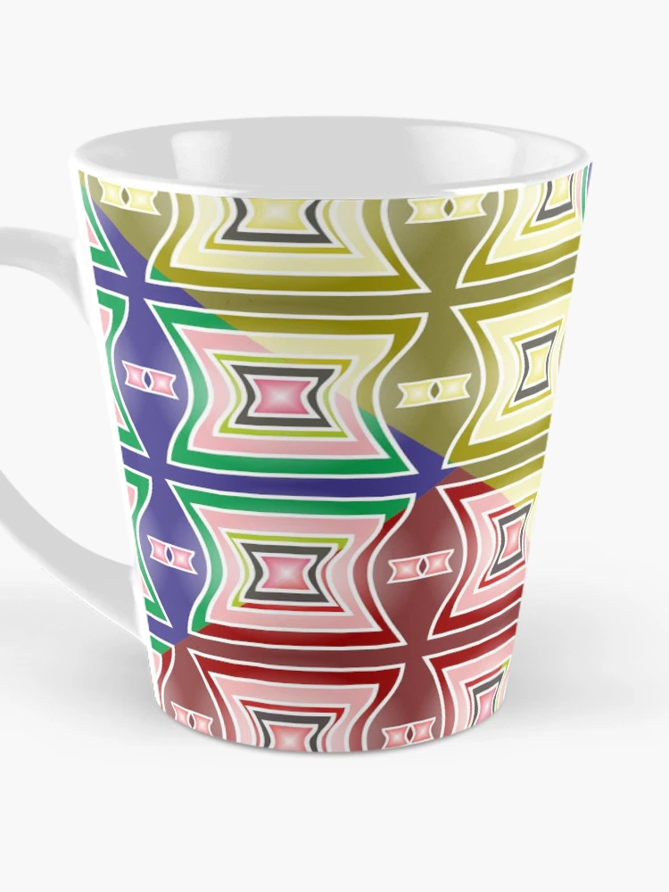 Thumbnail 3 of 4, Coffee Mug, Geometric Patterns With Multi Colors designed and sold by ClassyPatterns.