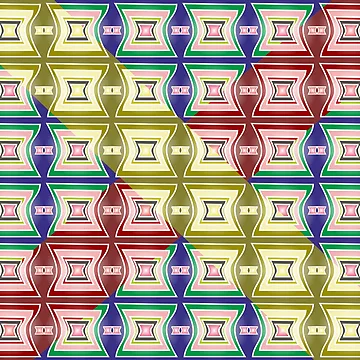 Artwork thumbnail, Geometric Patterns With Multi Colors by ClassyPatterns