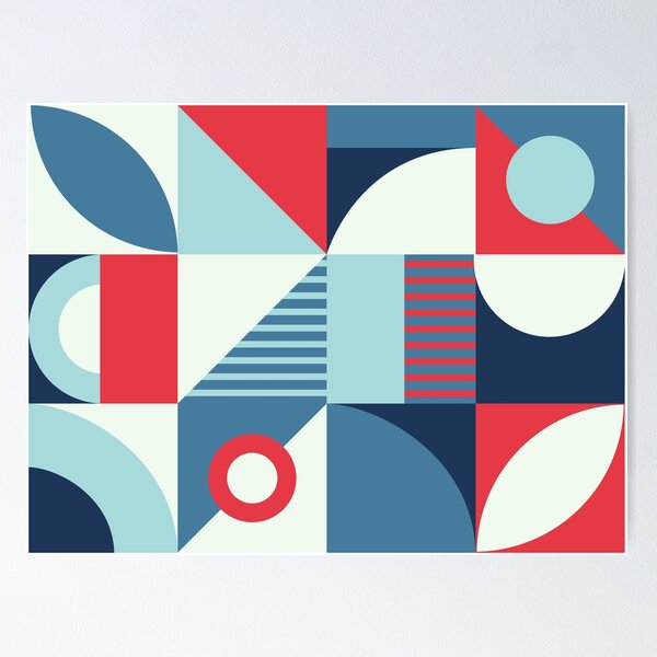 Item preview,  Mid Century Geometric Art Pattern                              designed and sold by Dezinix.