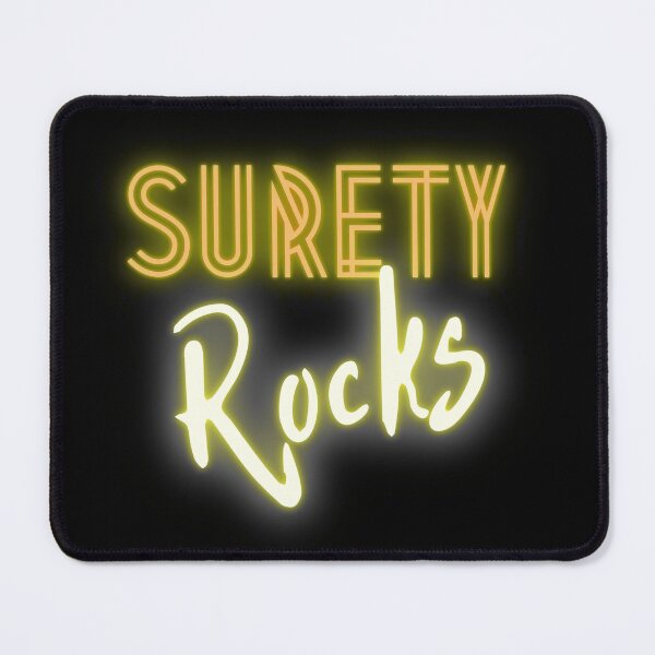 Item preview, Surety Rocks Yellow Neon designed and sold by trendingatees.