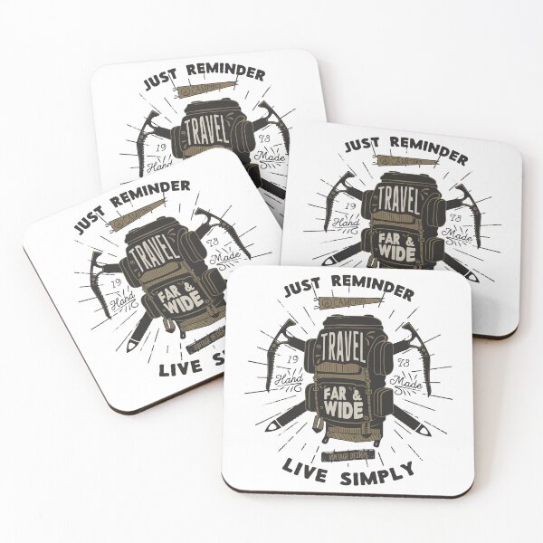 Item preview, Travel Far and Wide - Live Simply designed and sold by Obsesie.