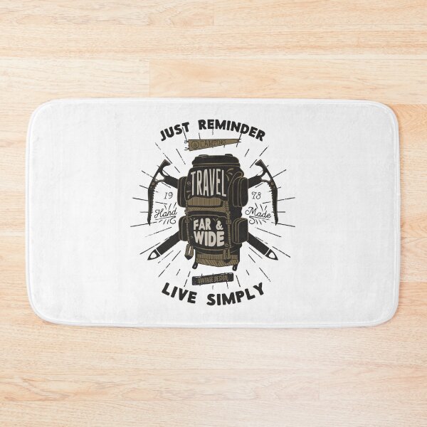 Item preview, Travel Far and Wide - Live Simply designed and sold by Obsesie.