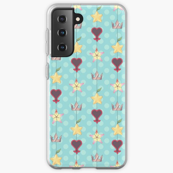 KH Destiny Trio Pattern - Blue Samsung Galaxy Soft Case