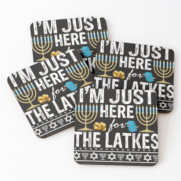Item preview, I'm Just Here for the Latkes Jewish Gift designed and sold by Vonfy.