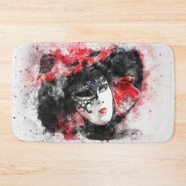 Artikelvorschau, Aquarell Damenmaske entworfen und verkauft von NoahDea.