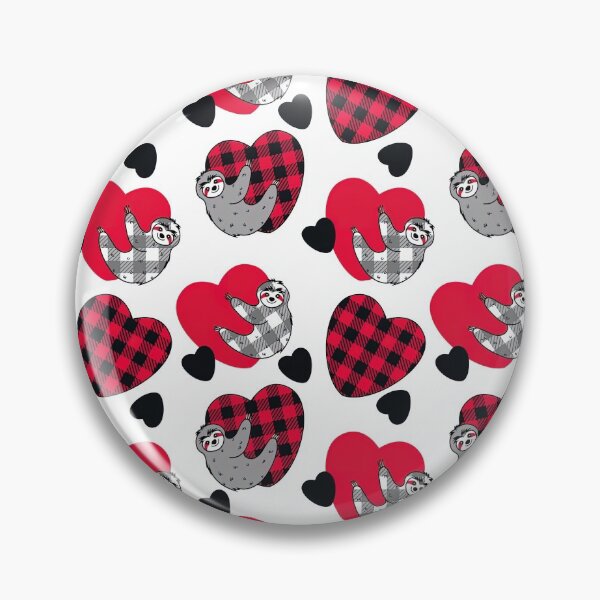 Item preview, Buffalo Plaid with Cute Sloth,Buffalo plaid Christmas Pattern Red Buffalo Plaid, Buffalo Plaid Pattern, Buffalo, Plaid Sloth designed and sold by graphic-genie.
