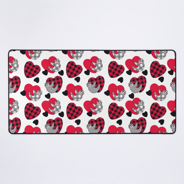 Item preview, Buffalo Plaid with Cute Sloth,Buffalo plaid Christmas Pattern Red Buffalo Plaid, Buffalo Plaid Pattern, Buffalo, Plaid Sloth designed and sold by graphic-genie.