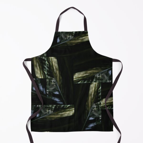 Item preview, Earthy Dark Green Nature Abstract Collage Pattern with Premium and High Class Look designed and sold by Wiggly Lines.