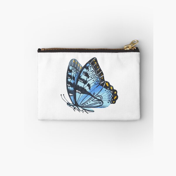 Item preview, Blue butterfly. Watercolor sticker. designed and sold by Trilisti.