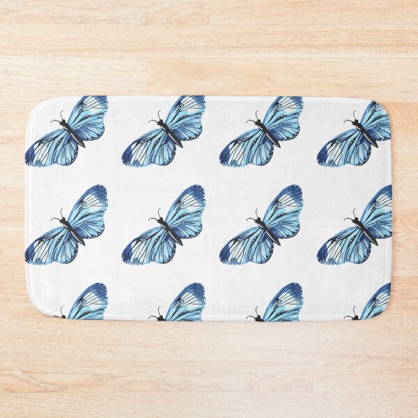 Item preview, Blue butterfly. Watercolor sticker. designed and sold by Trilisti.
