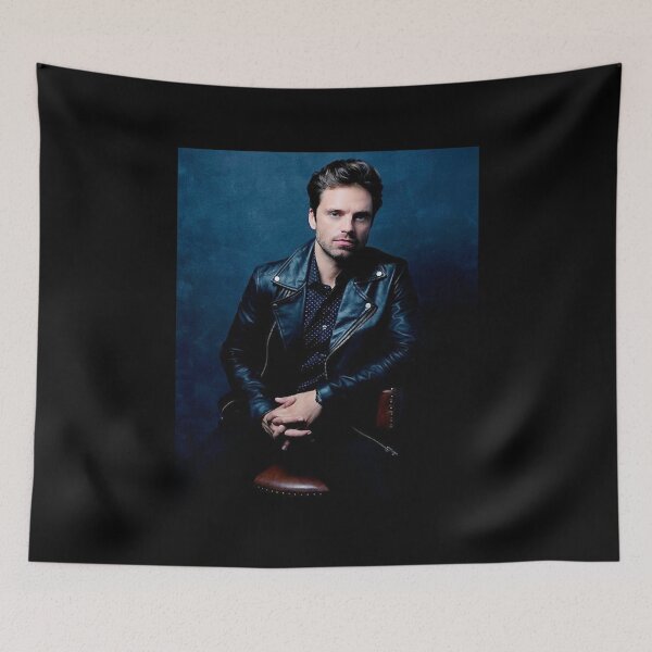 Item preview, Funny Gift Sebastian Stan Retro Wave designed and sold by ZackOKon.