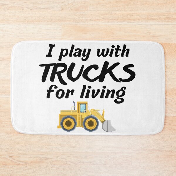 Item preview, I play with trucks for living designed and sold by Smileycreation.