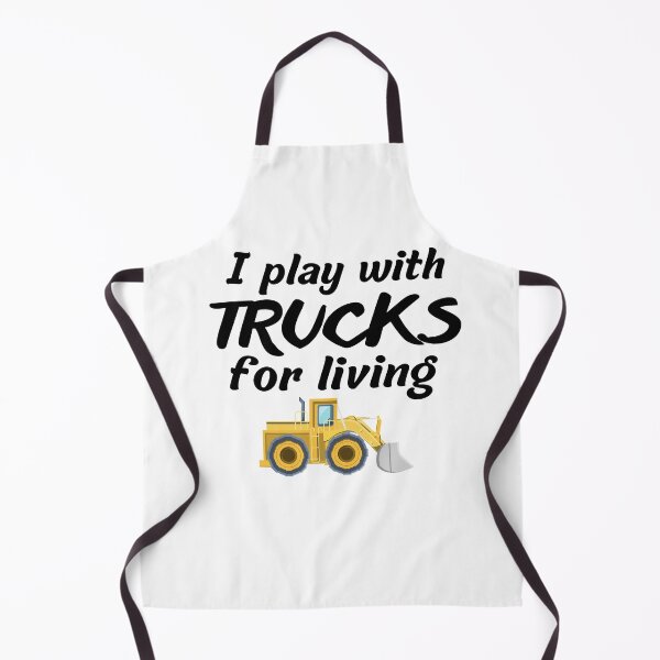 Item preview, I play with trucks for living designed and sold by Smileycreation.