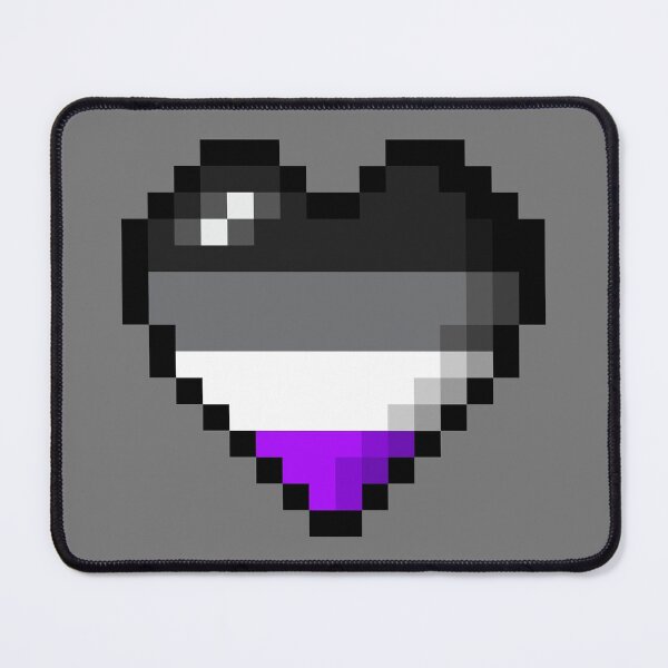 Item preview, PIXEL ASEXUAL HEART designed and sold by MysticPotato.