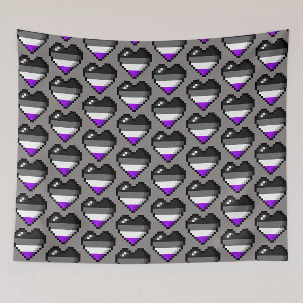 Item preview, PIXEL ASEXUAL HEART designed and sold by MysticPotato.
